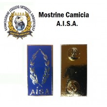 Mostrine Alamari da Colletto Camicia A.I.S.A.. Art.NSD-AISA-C