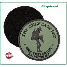 Patch Gommata con Velcro 3D PVC U.S. NAVISEALS The Only Easy Day  Art.444130-3538