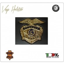 Placca con Supporto Cuoio Da Inserire Al Portafoglio Guardia Giurata 1WG Vega Holster Italia Art. 1WG-73