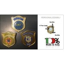 Distintivi Placca Metallo Personalizzazione Gommata Personalizzata Personalizzati Con Il Vostro Logo ONULS VIGILANZE SOCCORSI ECC..... Art. TUSCAN-P