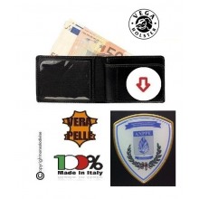 Portafoglio con Placca Estraibile Ass Nazionale Polizia Penitenziaria A.N.P.PE.  Vega Holster Italia  Art. 1WEANPPE