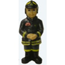 Statuina in Resina Dipinta a Mano Vigile del Fuoco Pompieri Art. SEU058 07041