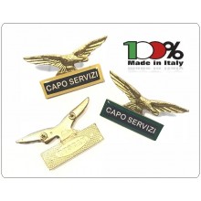 Spilla Aquila Distintivo Di Specialità GG Capo Servizi Art.718-C.S.R