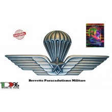 Spilla Brevetto Giacca Paracadutista Militare Prodotto Ufficiale Italiano Art. NSD-PARM