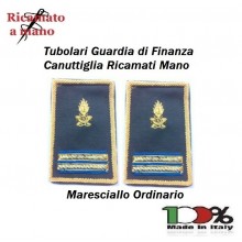 Gradi Tubolari Guardia di Finanza Ricamati a mano Canottiglia New Maresciallo Ordinario Art. GDF-T26