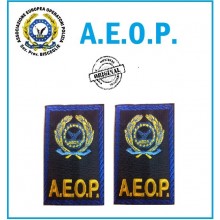 Gradi Tubolari Ricamati A.E.O.P. Logo + Scritta Art.AEOP-G