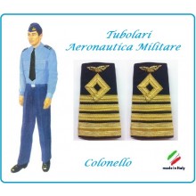 Gradi Tubolari Canuttiglia Ricamato Colonello Aeronautica Militare Novità Ruolo Naviganti Categoria Naviganti  Art.AERO-14