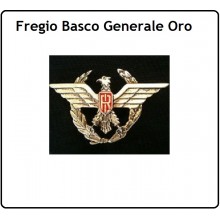 Fregio Basco  Generale Oro Esercito Carabinieri G.di F. Polizia  Art.NSD-F-29