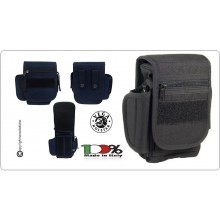Borsetto Tasca Professionale Multiuso per Cinturone Cordura Vega Holster Colore Blu Navy o Nero  Art. 2G66