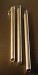 Asta Per Bandiera Ufficio o Esterno Ottone Cromato H 280cm diametro 22 Art. 203/280