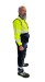 Giubbino LEVANTE Professionale Certificato Elasticizzato Protezione Civile  Soccorso Sanitario 118 Originale  Giallo Fluo' + Blu Art. 26048
