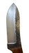 Coltello Artigianale con Fodero Cuoio Lama Fissa Maru 25.00 cm Caccia Escursioni Alpinismo Idea Regalo Art. COL4B