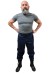 Pantaloni Ordine Pubblico Elasticizzato Multitasche Multi Tasche Foderato BDU Blu Navy Vigilanza Venatoria GPG IPS NSD Art. 26014-B