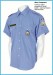 Camicia Estiva Azzurra Manica Corta con Spalline Militare A.I.S.A. Mil Tec  Art. MIL-TEC-A-MC