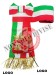 Fascia Tricolore con Frange Ricamata a Mano Capitano Della Real Maestranza Città di Art. FASCIA-RAZA