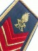 Gradi Tubolari Guardia di Finanza Ricamati a mano Canuttiglia New Maresciallo Aiutante Art. GDF-T28
