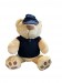 Orsetto Orso Peluche Mascotte Polizia di Stato alto cm 35 Eumar Art. 05372