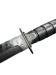 Coltello Lama Fissa con Fodero Cuoio FOX Maniago Marines con Fodero Versione Militare Incursore Caccia Montagna Art. FX691/18
