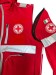 Divisa Completa di Giacca + Pantaloni Elasticizzati Certificata ISO Emo Derivati  AMBULANZA CORTO  Capitolato Croce Rossa Italiana New World Art. 26017-G+P