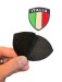Scudetto Patch Ricamato Italia - Blu Verde Nero Grigio - con Velcro Art. NDD-ITALIA