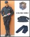 Completo Operativo Ordine Pubblico Tuta Operativa  Giacca + Pantaloni Colore NERO GPG IPS Guardia Particolare Giurata Art. OP-N-GPGIPS