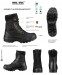 Anfibio Basso Polacca Stivaletto Security Vigilanza Guardie Giurate GPG IPS Polizia Black Security Boots Lavoro con Putale Mil-Tec Art. 12836000