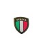 Scudetto Patch Ricamato Italia - Blu Verde Nero Grigio - con Velcro Art. NDD-ITALIA