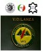Placca con Supporto Cuoio Da Inserire Al Portafoglio V.A.B. Vigilanza Antincendi Boschivi  1WG Vega holster Italia Art. 1WG-96