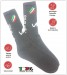 Calze Calzini Calzetti Anti Sudore Massaggio Caviglia Polpaccio Specifica per Stivaletto Anfibio Guardia Giurata GPGIPS Cotone Comodissime Tactical Bamboo Socks Nera Art. GPGIPS-1
