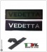 Patch Toppa Lineare Ricamata con Velcro Vedetta Art.NSD-R14