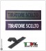 Patch Toppa Lineare Ricamata con Velcro Tiratore Scelto  Art.NSD-R3