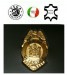 Placca con Supporto Cuoio Da Inserire Al Portafoglio Private Detective 1WG Vega Holster Italia Art. 1WG-81