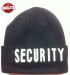 Berretto Zuccotto Papalina Watch Cap Invernale Nero con Ricamo SECURITY  Art.SEC-10