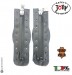 Zipper Coppia Cerniere di Ricambio Per Anfibi Jolly Scarpe Originali 6200/GA Vera Pelle Italia  Art.1RCE
