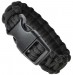 Bracciale Cobra Paracord Nero Sopravvivenza Outdoor Militare Emergenza Mil-Tec Art. 16370202