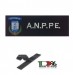 Patch Toppa Ricamata Con Velcro cm 5,00x15,00 Ass. Nazionale Polizia Penitenziaria A.N.P.P.E. NEW Art.15-5-ANPPE