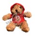 Cane Cagnolino Peluche Seduto H11cm con Felpa Cappuccio Croce Rossa Italiana CRI Ufficiale Idea Regalo Lisa Art. NSD-LISA