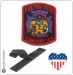 Patch Toppa Ricamata VVFF Vigili del Fuoco Americani Fulton Fire Company 23 Art.VVFF-32