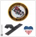 Patch Toppa Ricamata VVFF Vigili del Fuoco Americani Dalmatian Education Georia Art.VVFF-17