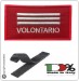 Grado Rosso Su Velcro Vigili Del Fuoco Capo Reparto Volontario  Art. T00363
