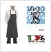 Grembiule Cucina Pettorina con Tascone cm 90x70 Bip Apron America Ego Chef Italia Art. 6103113C