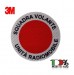 Adesivo Professionale per Paletta Rosso Squadra Volante Unità Radiomobile 3M Art. NSD-DISC-S