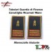 Gradi Tubolari Guardia di Finanza Ricamati a mano Canuttiglia New Maresciallo Aiutante Art. GDF-T28