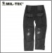 Pantalone Pantaloni con Protezioni Ginocchio Integrate Combat WL Nero MIL-TEC Art.10513202