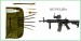 Completo Pulizia Kit Pulizia Armi M16 5.56 Completa di Tasca FOSCO Esercito Carabinieri Caccia Poligono Art. 469402
