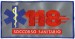 Ricamo 118 Soccorso Sanitario Rifrangente Ricamato su tessuto 3M® Misure cm 21.50 x 11 da Cucire Art. NSD-CA 1173