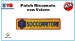 Patch Toppa Ricamata Arancio + Logo SOCCORRITORE   Art.DAE-48