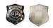 Placca Senza Clip G.P.G I.P.S SICUREZZA SUSSIDIARIA Guardia Particolare Giurata Incaricato di Pubblico Servizio New Art. SUSSIDIARIA-SC