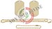 Piastrine Militari Americane US Originali Colore Oro Dog Tags Kit Neutre Art.27473