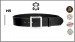 Cinturone Cintura in Cuoio Altezza 5 cm. con Fibbia ad un Ardiglione Vega Holster Italia Polizia Vigilanza Guardie Giurate  Art.1V60